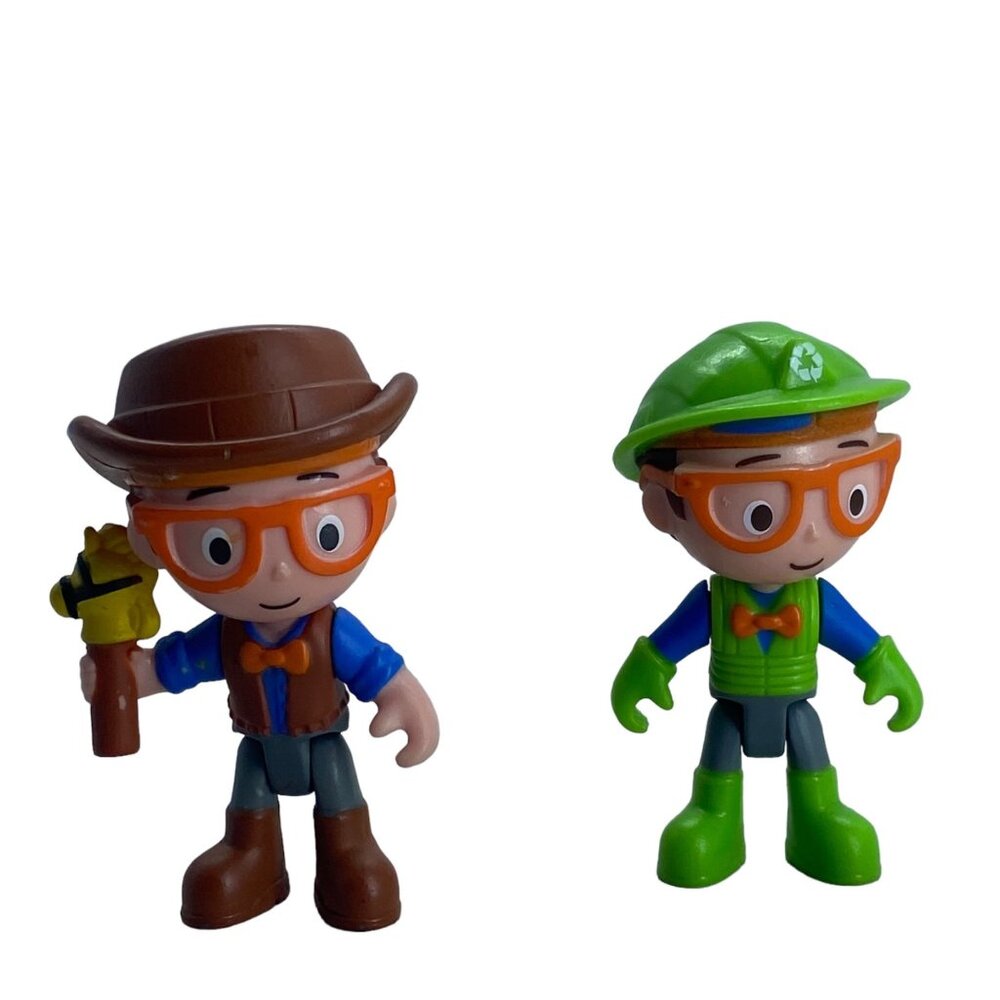 Cowboy Recycling Blippi Little Adventures Toys Action Figure Garbage Hobby Horse